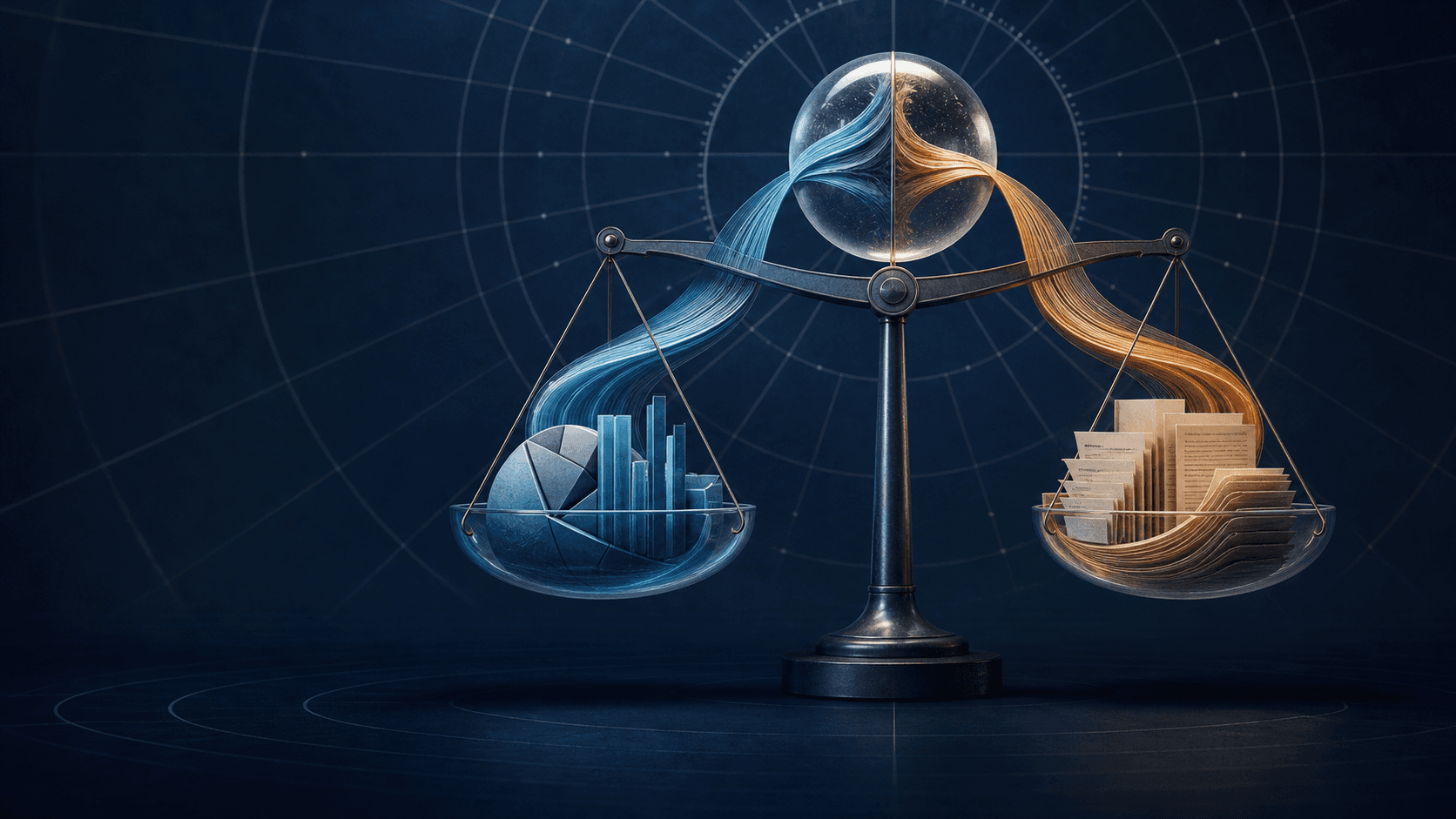 Balanced fund allocation across two investment categories.
